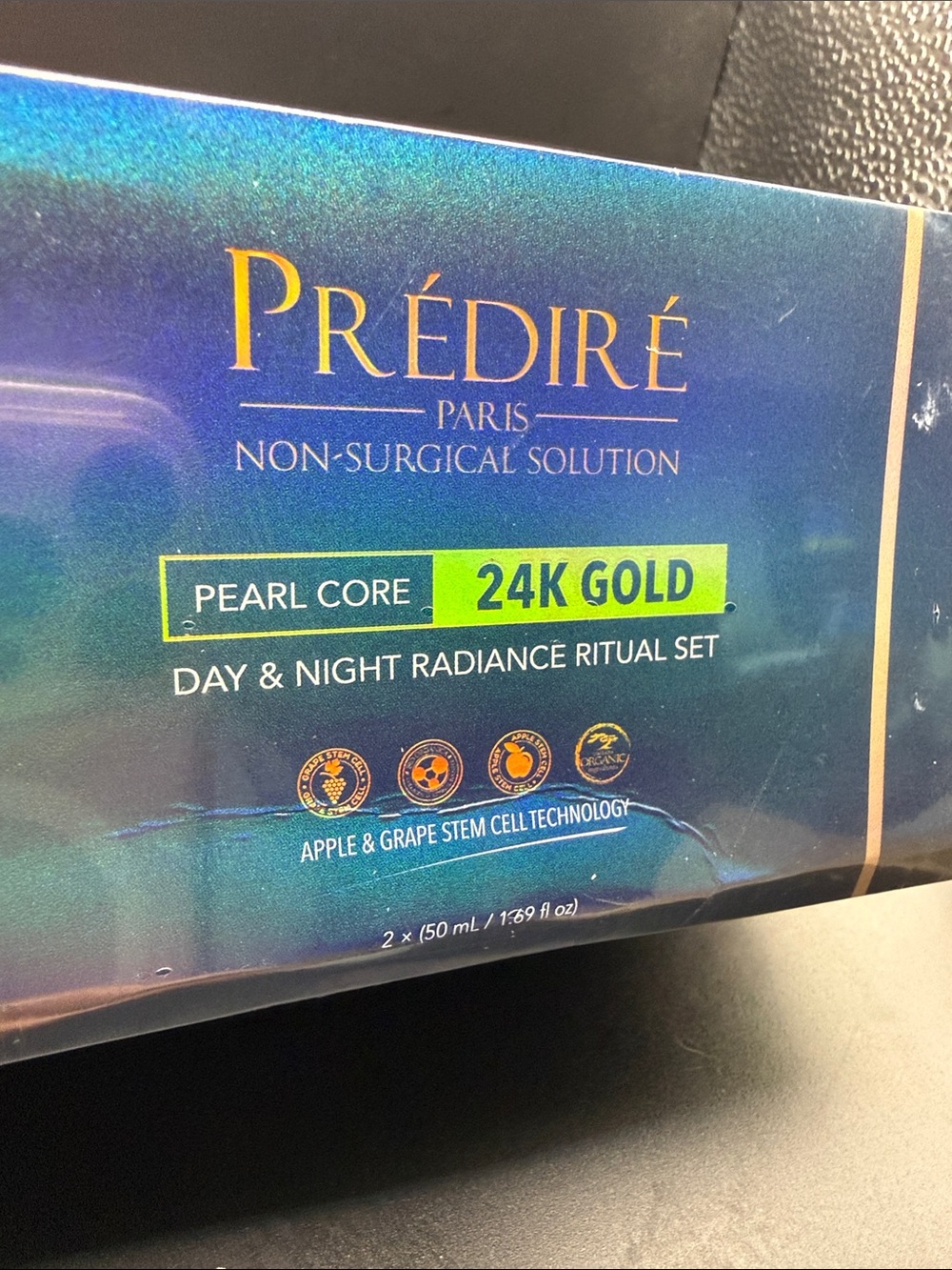 24K Gold Day & Night Radiance Ritual Set collagen,apple stem cell hyaluronic